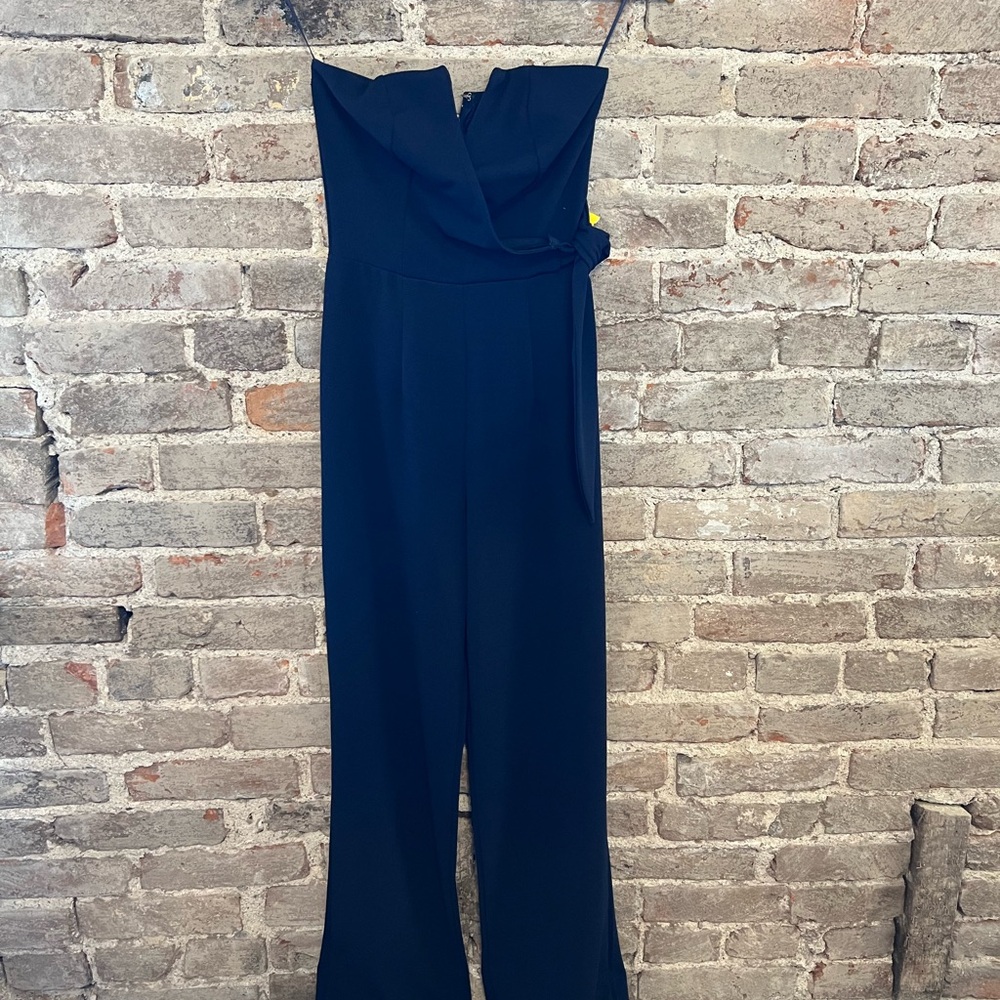 Alya Elegant Dark Blue Jumpsuit